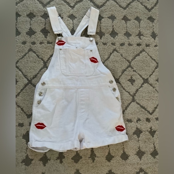 Forever 21 Twill Overall Shorts - Picture 3 of 9